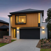 Exterior PVC Wall Panels - Light Oak 180cm or 150cm (4 Pieces)